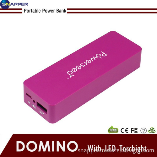 High Quality Rohs Power Bank 5200mAh Gift